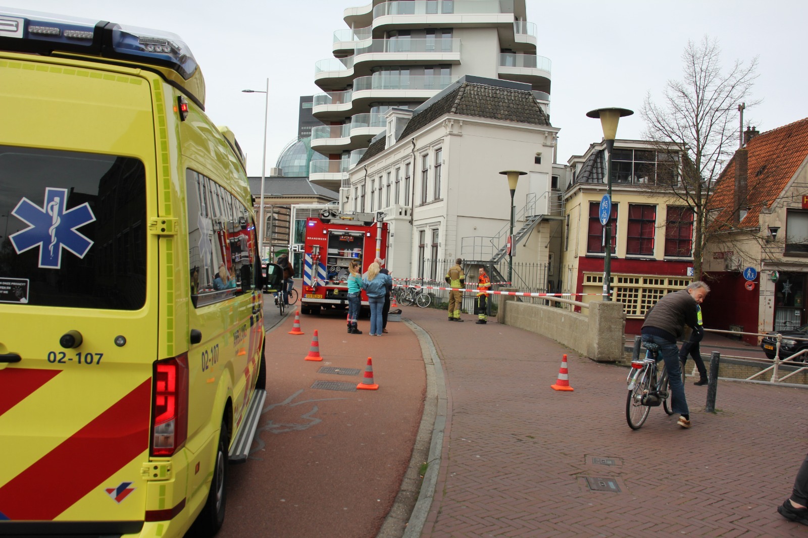Mengen schoonmaakmiddelen zorgt voor brandweerinzet