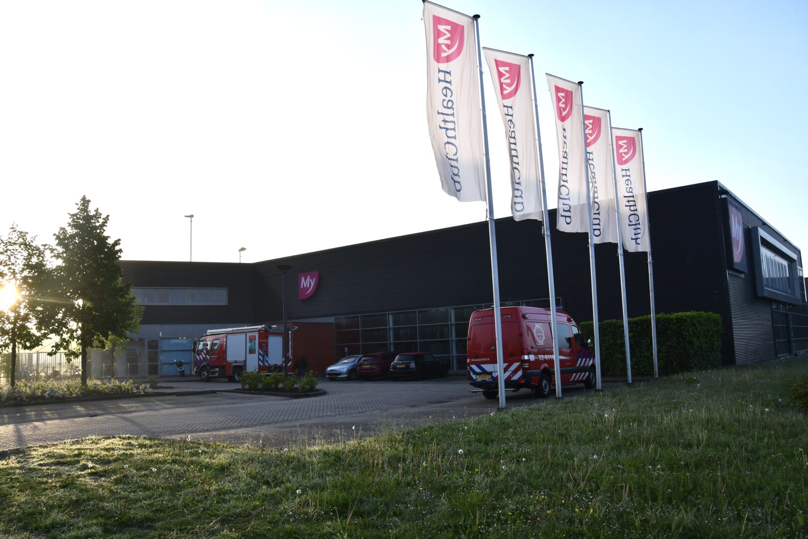 Waterlekkage in sportschool aan het Kalverdijkje