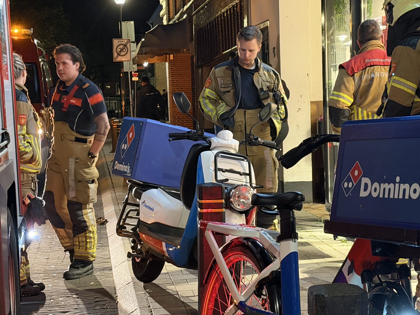 Brandweer ingezet voor kortsluiting in bezorgscooter