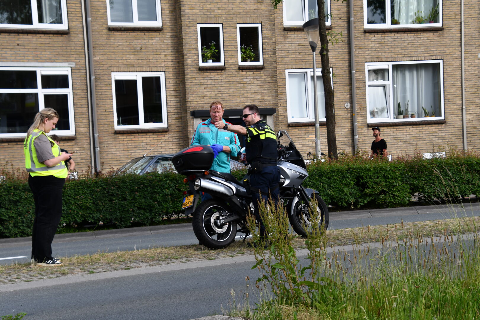 Motorrijder gewond na valpartij