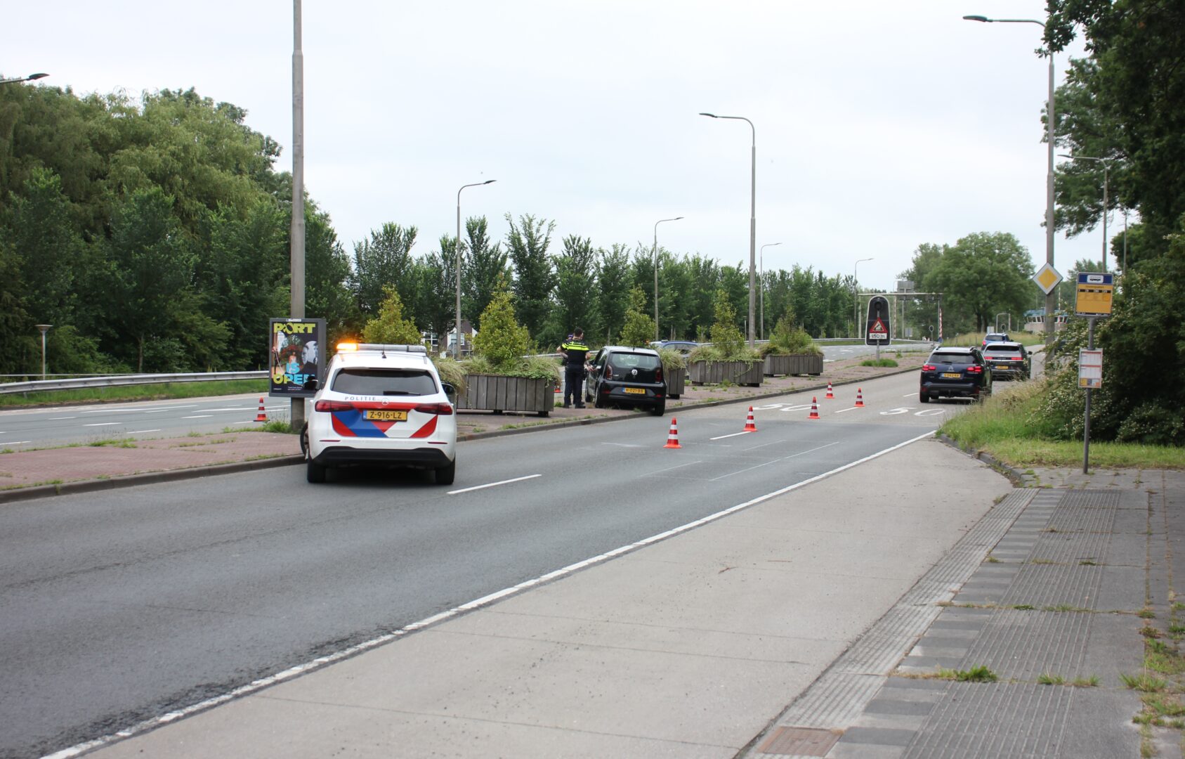 Bestuurder onder controle gebracht met stroomstootwapen