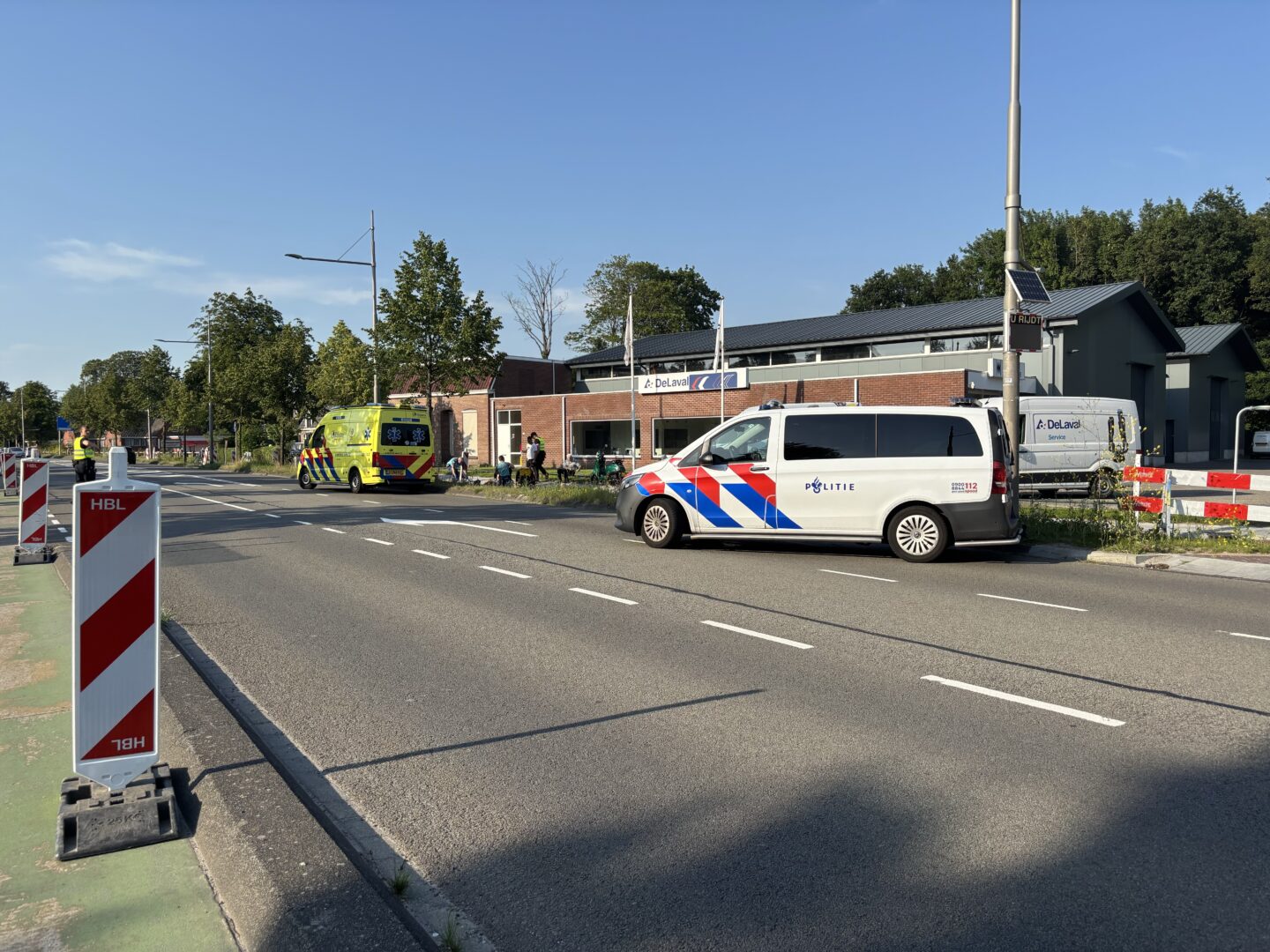Scooterrijder met spoed naar ziekenhuis na val