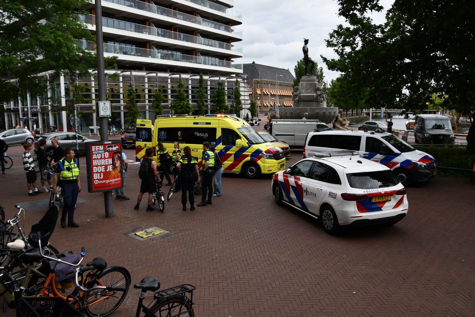 Fietser komt in botsing met fatbike, bestuurder gaat er vandoor
