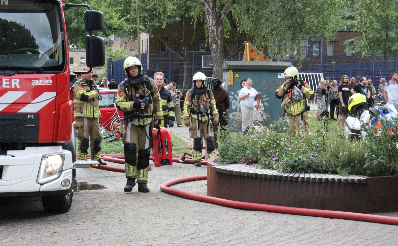 Flat ontruimd wegens brand in appartement