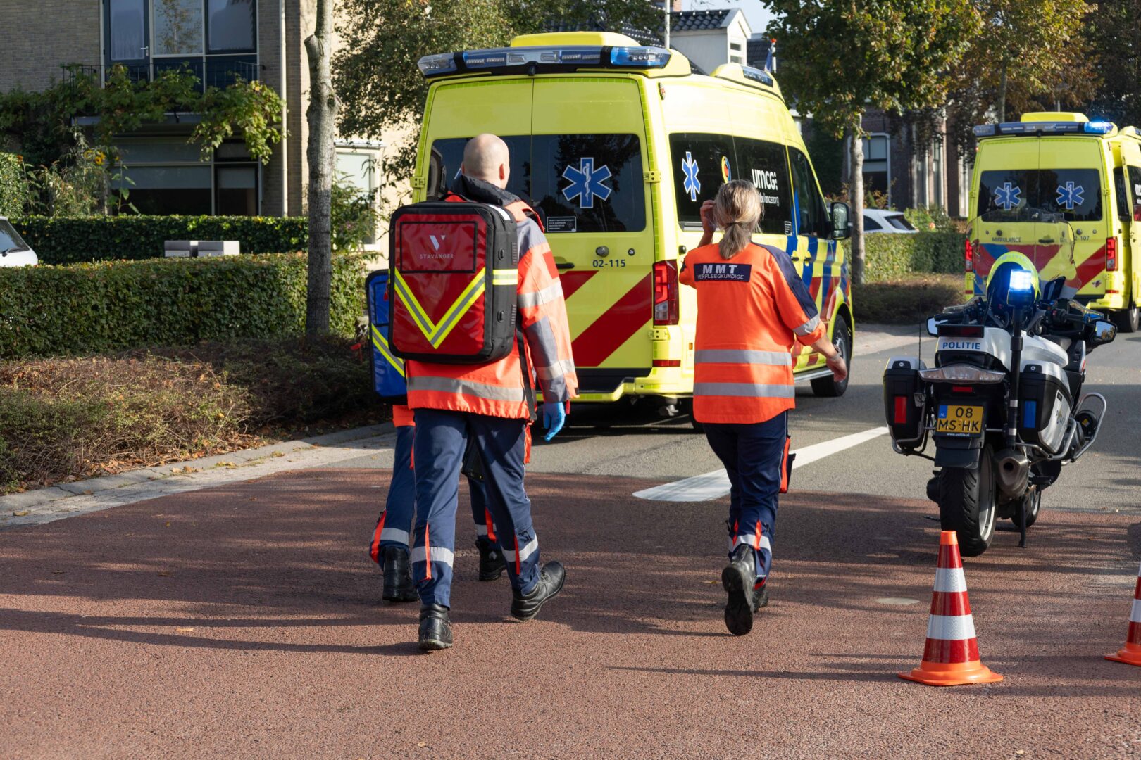 Fietser ernstig gewond bij aanrijding in Wirdum