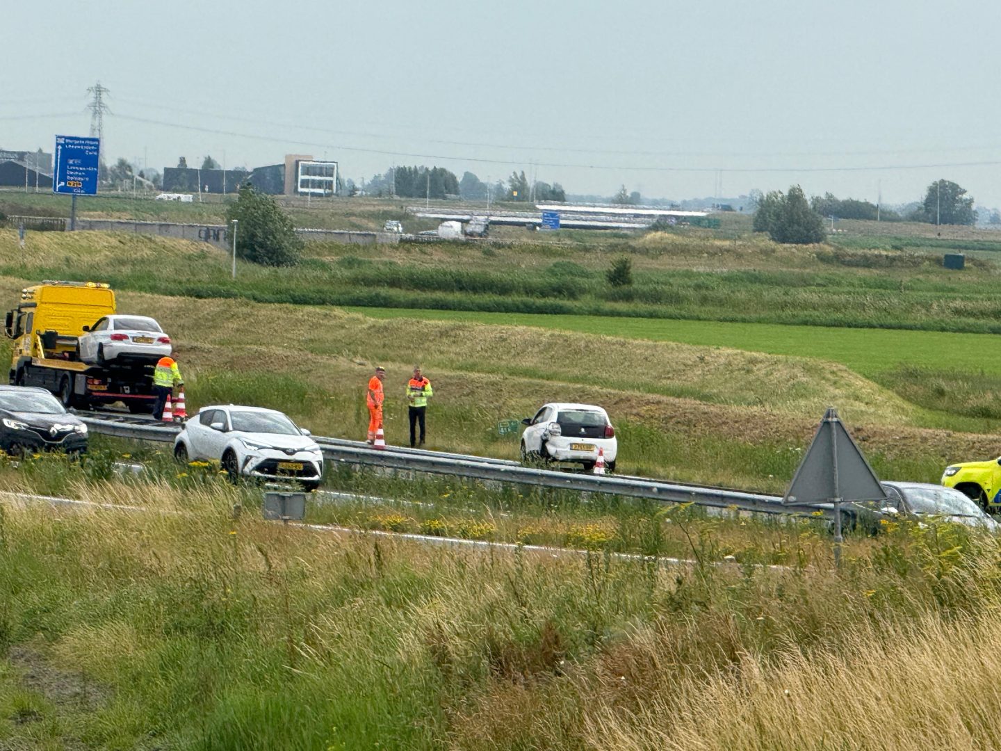 Toerit N31 Leeuwarden Noord afgesloten wegens ongeval