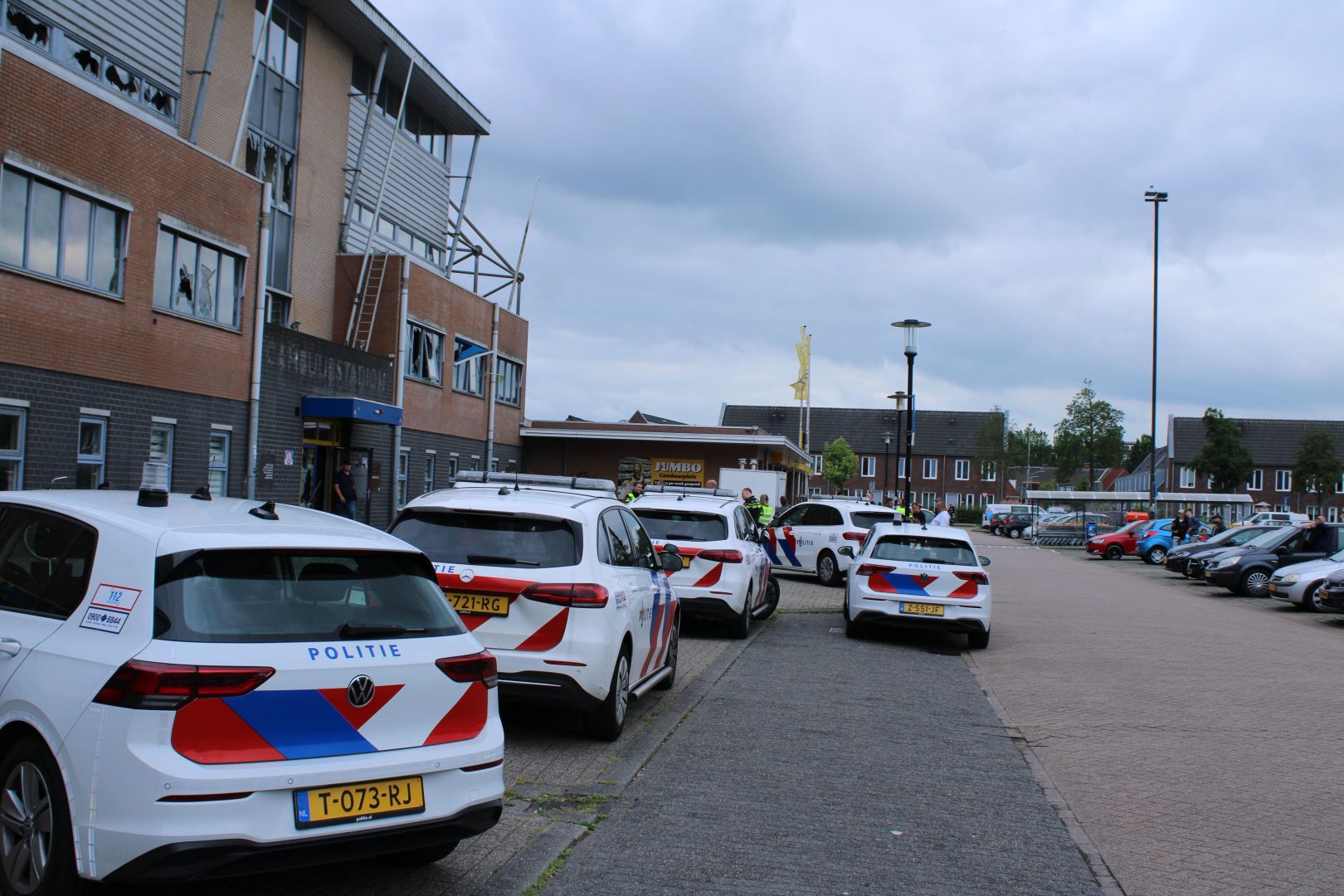 Vernielingen aan het oude Cambuurstadion