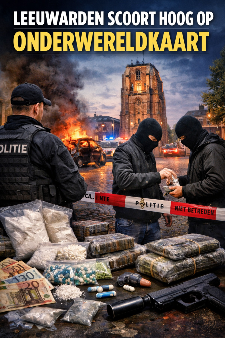 Leeuwarden scoort hoog op ranglijst Onderwereldkaart van RTL Nieuws