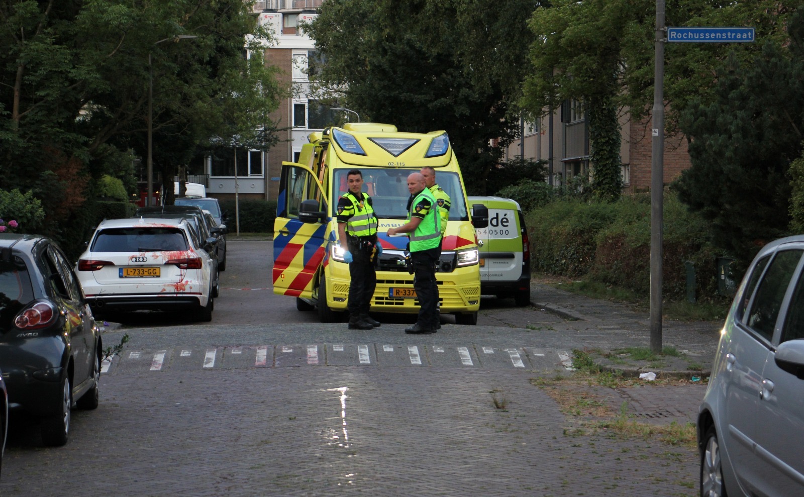Slachtoffer steekpartij achtervolgd