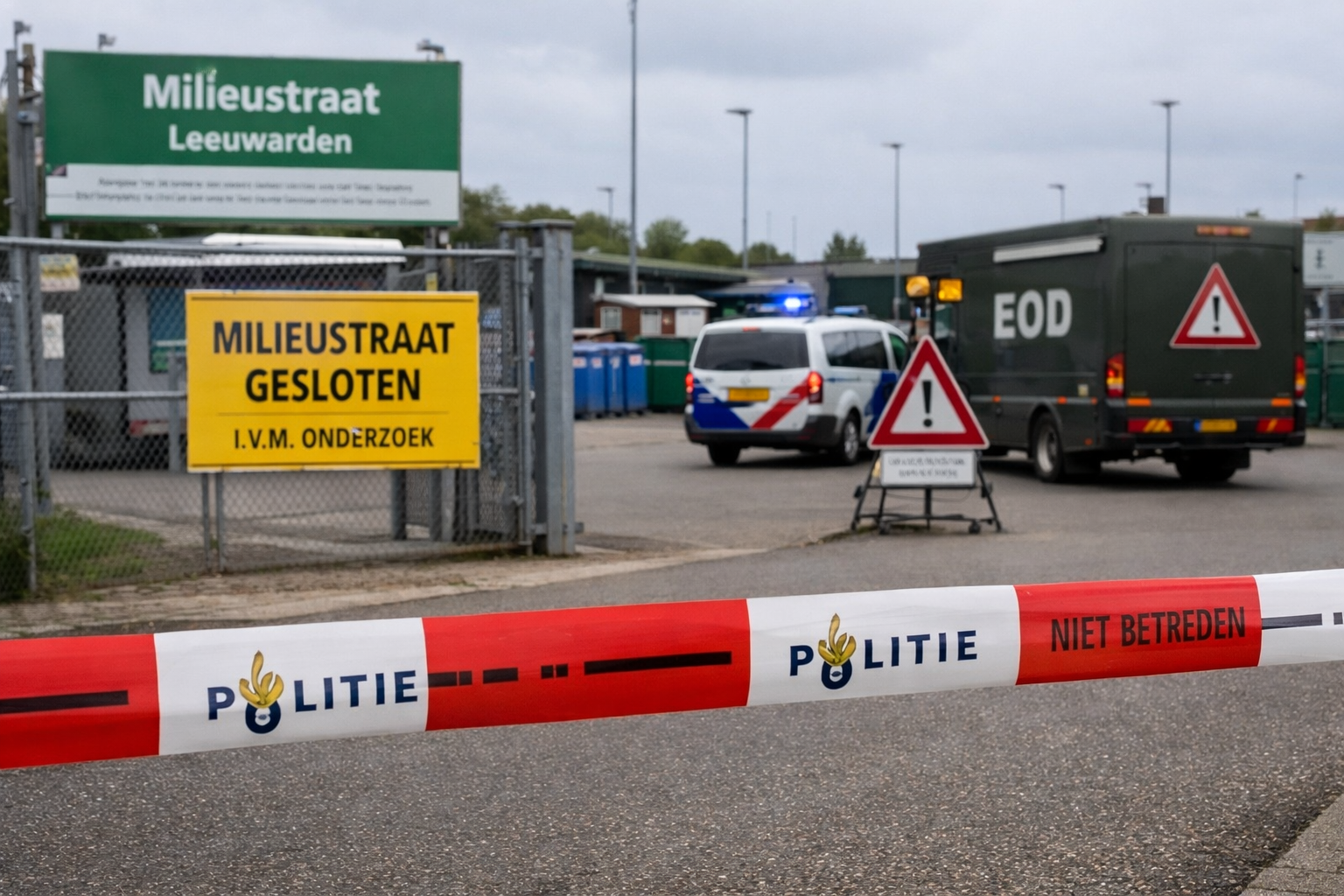 Milieustraat kort gesloten na vondst mogelijk explosief