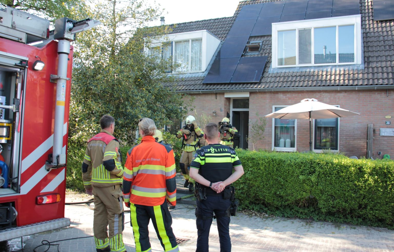 Brand in woning ontdekt door rookmelder