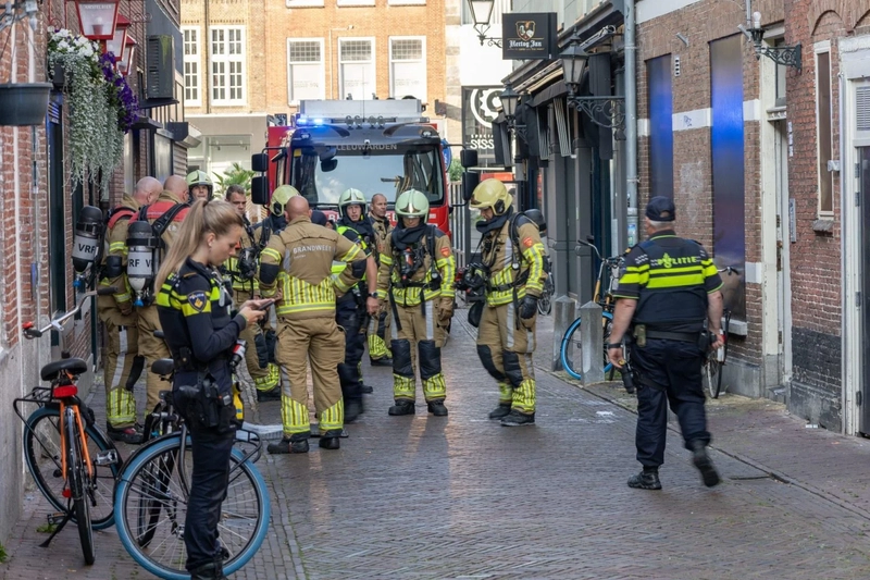 Brandstichting in woning centrum
