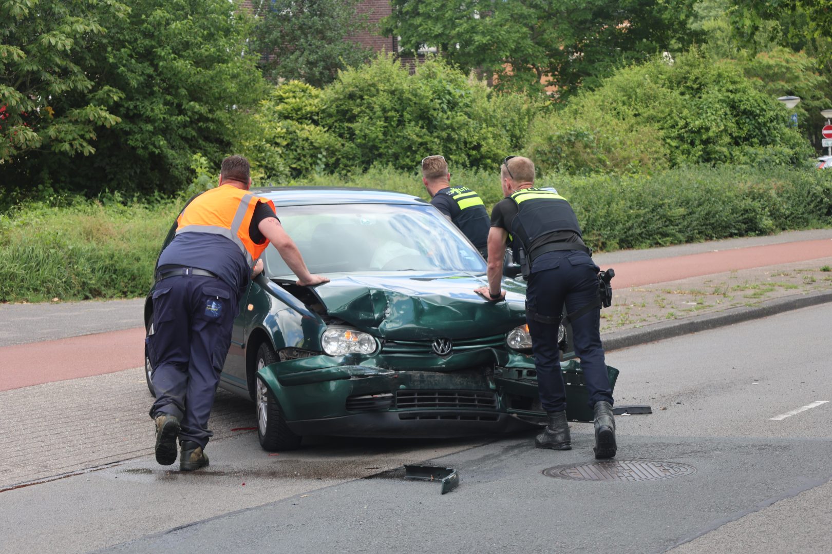 Twee gewonden na Kopstaart botsing