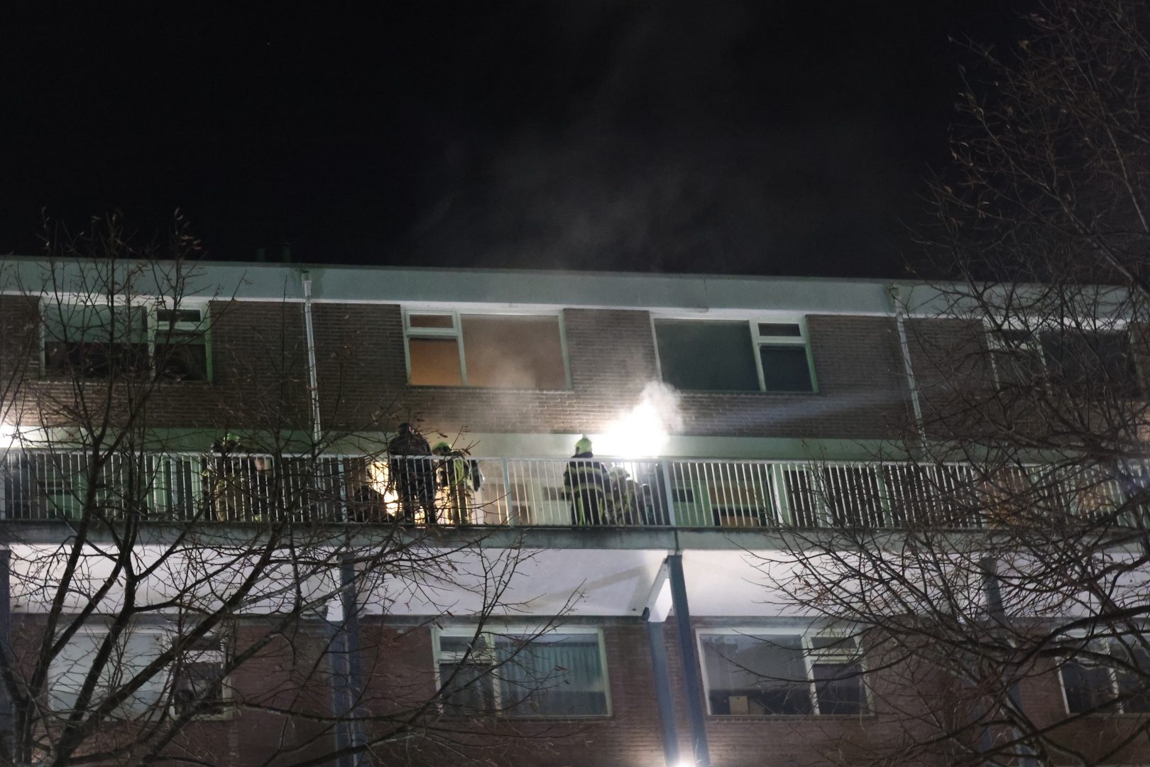 Flatwoning beschadigd door brand
