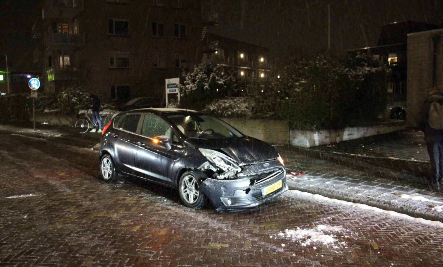 Forse schade na kop-staart ongeval