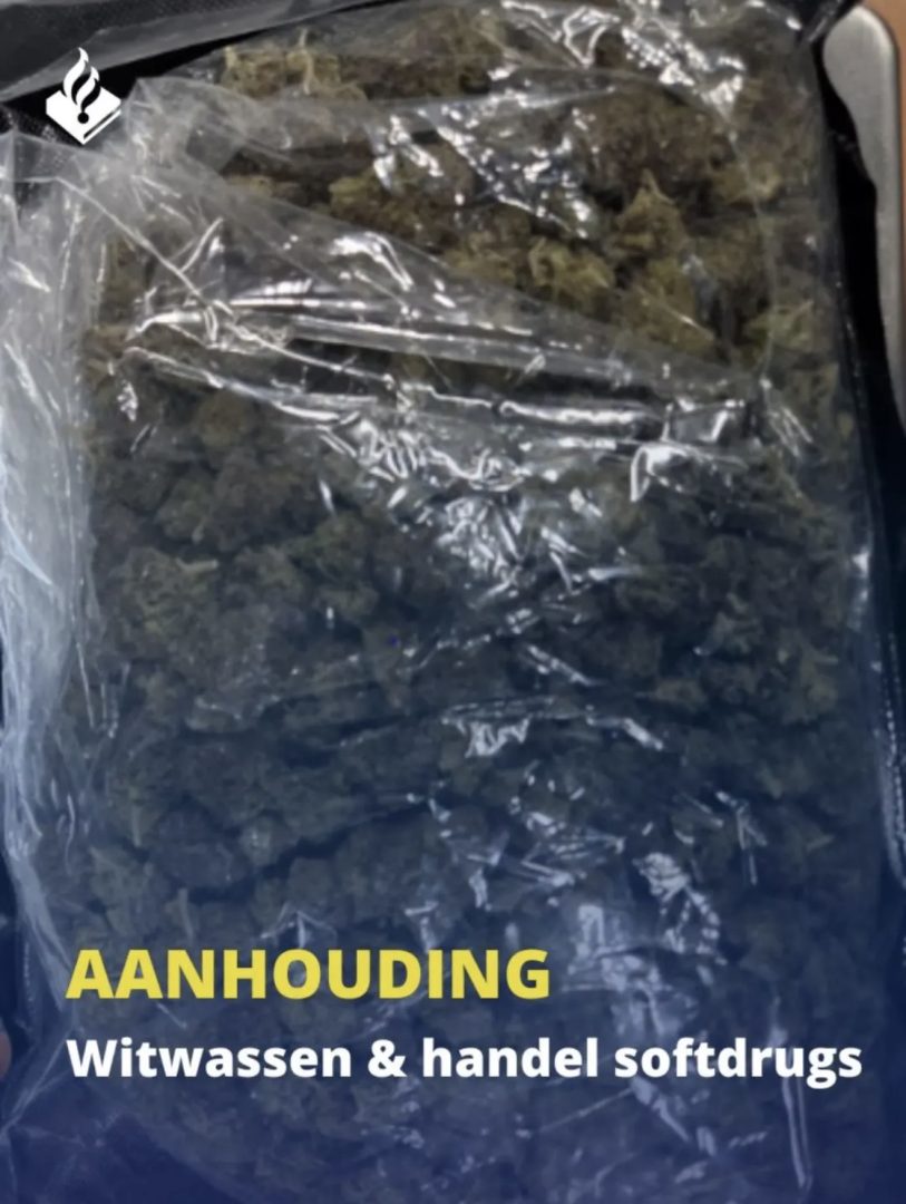 Twee mannen aangehouden voor witwassen en handel in softdrugs