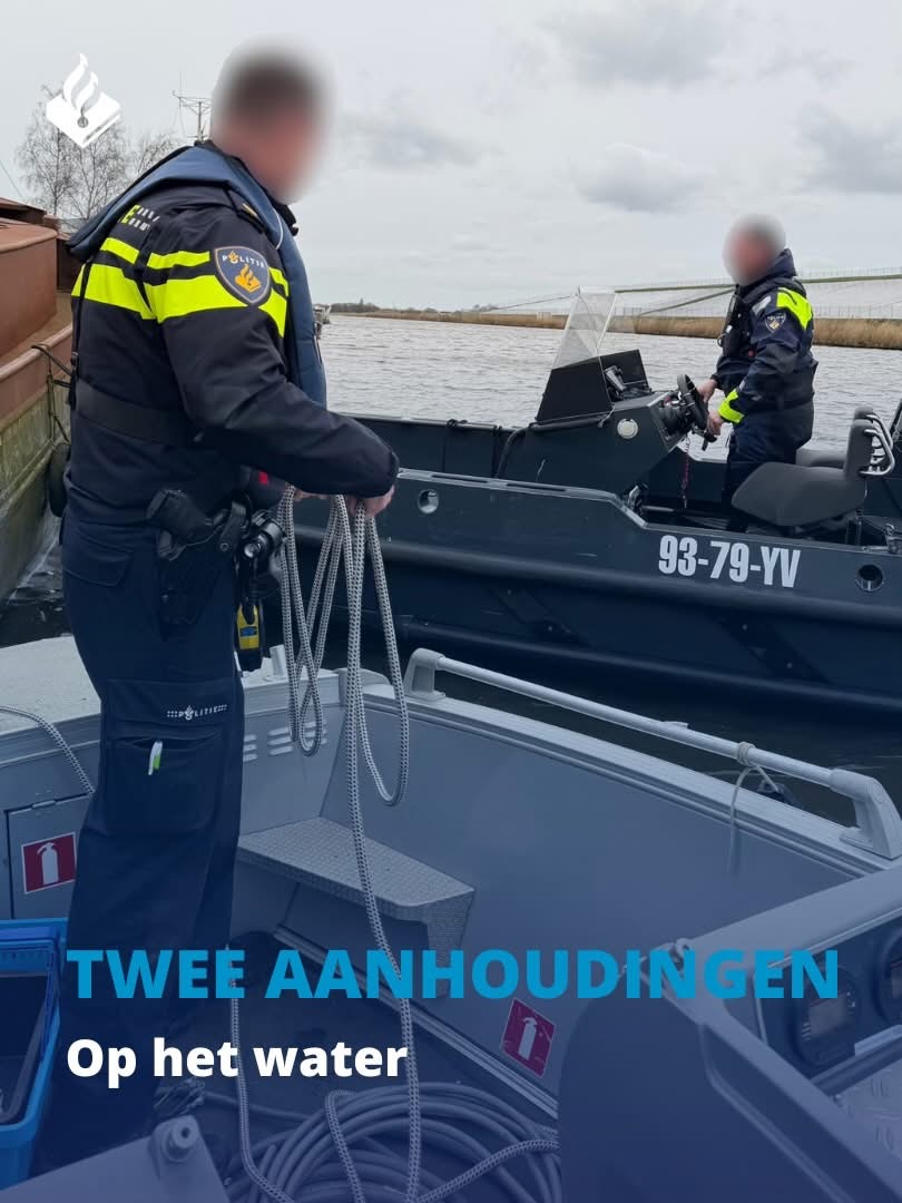 Aanhoudingen op het water na diefstal vanaf bedrijfsterrein
