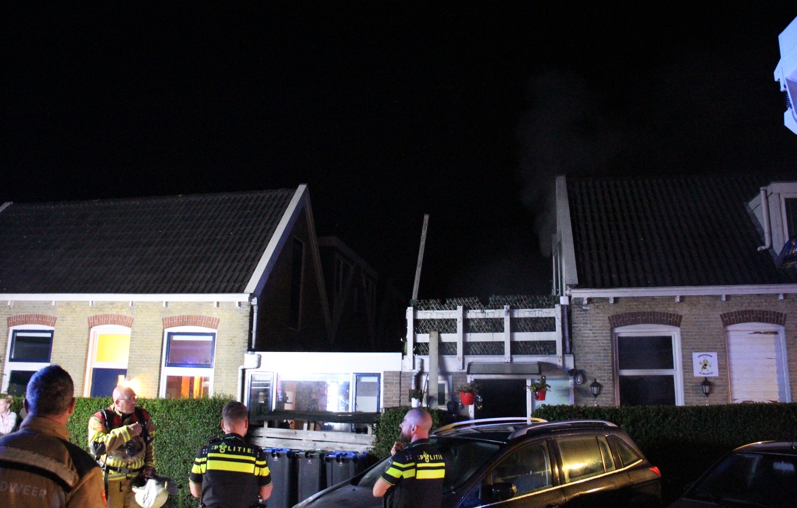 Huisdieren gered bij nachtelijke woningbrand