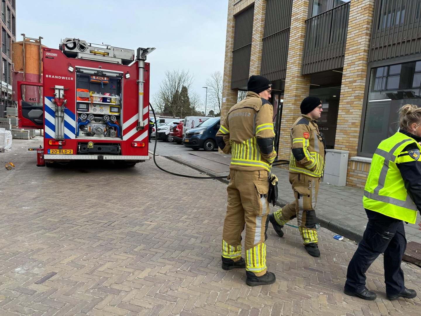 Meterkast brand in appartementencomplex