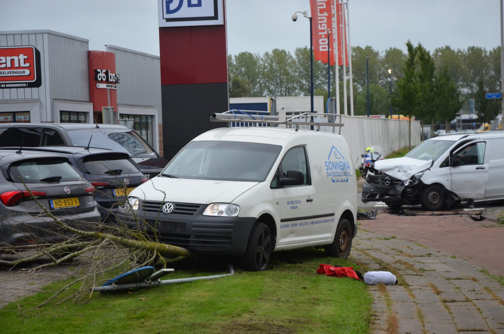 Forse aanrijding met letsel op industrieterrein De Hemrik