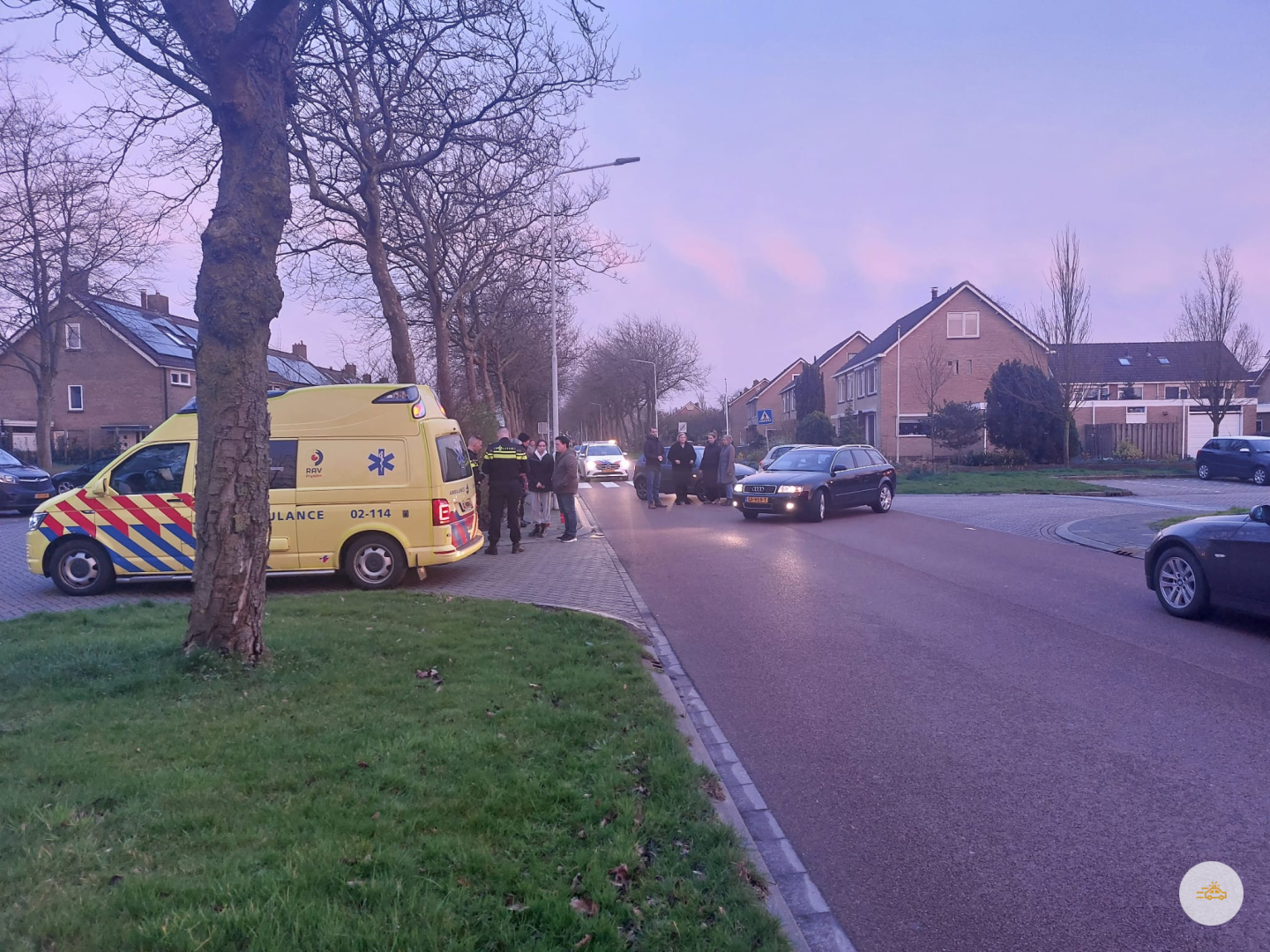 Automobilist ziet fietser over het hoofd