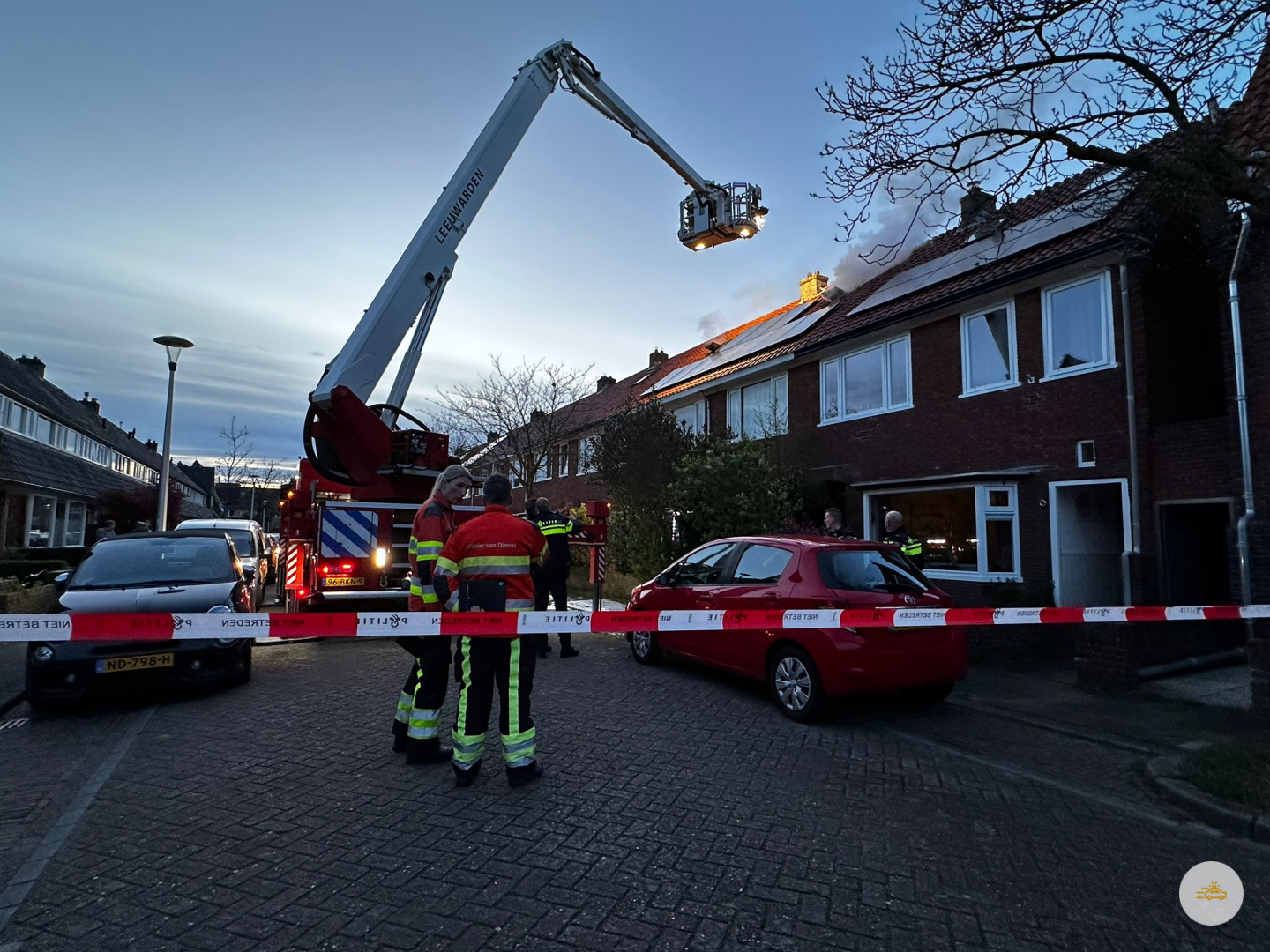 Brand verwoest zolder verdieping