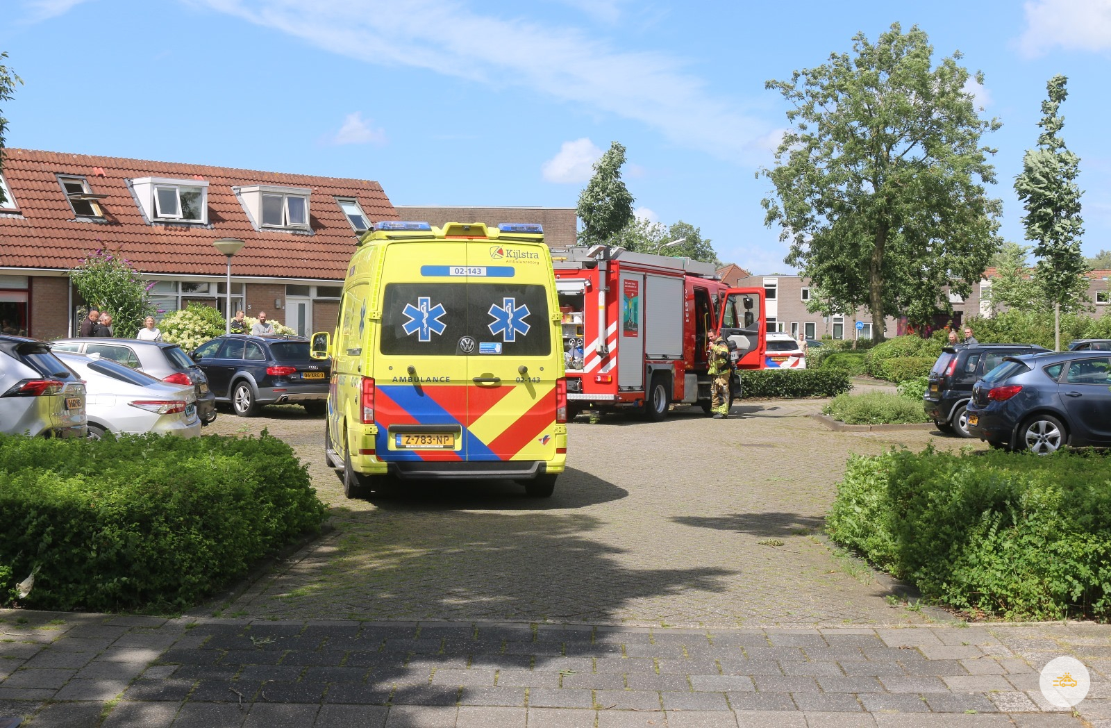 Brandweer ingezet voor magnetron