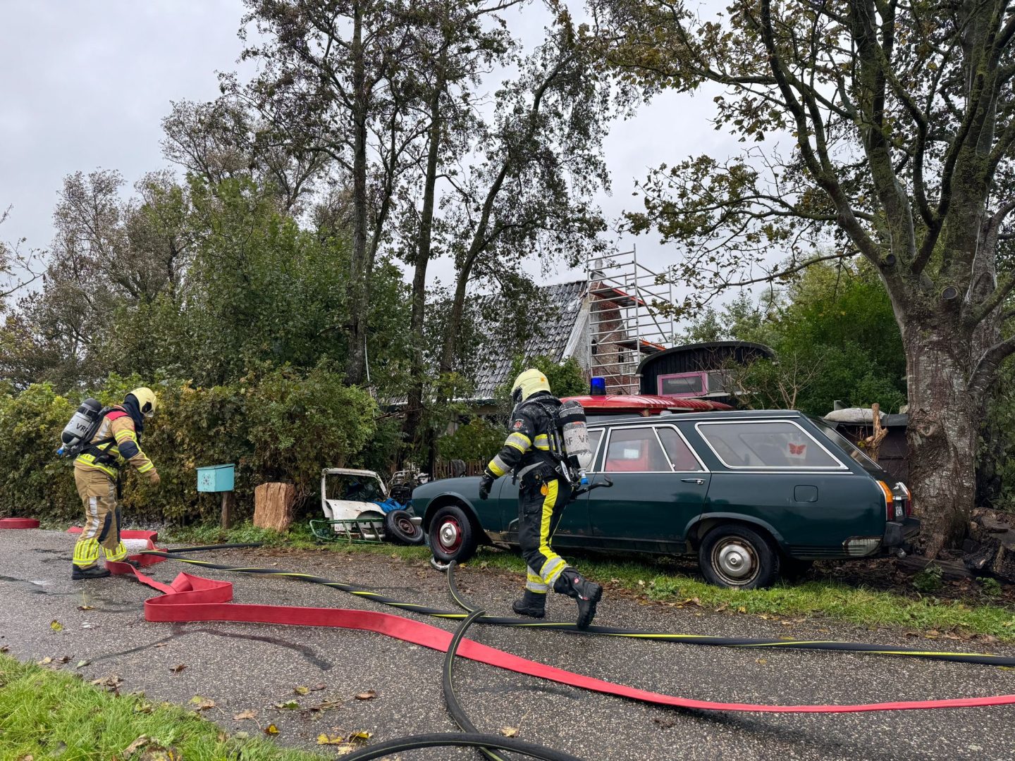 Woning zwaar beschadigd door brand in Koarnjum