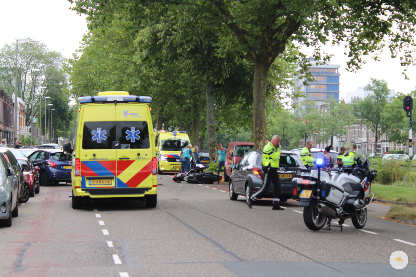 Motorrijder ernstig gewond geraakt