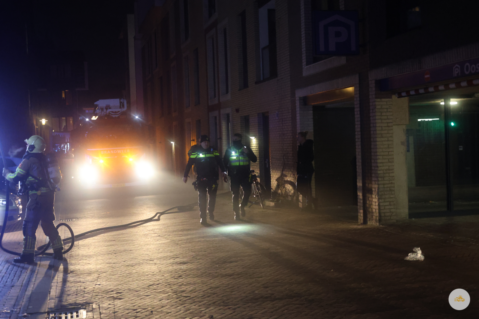 Brand in woning snel geblust
