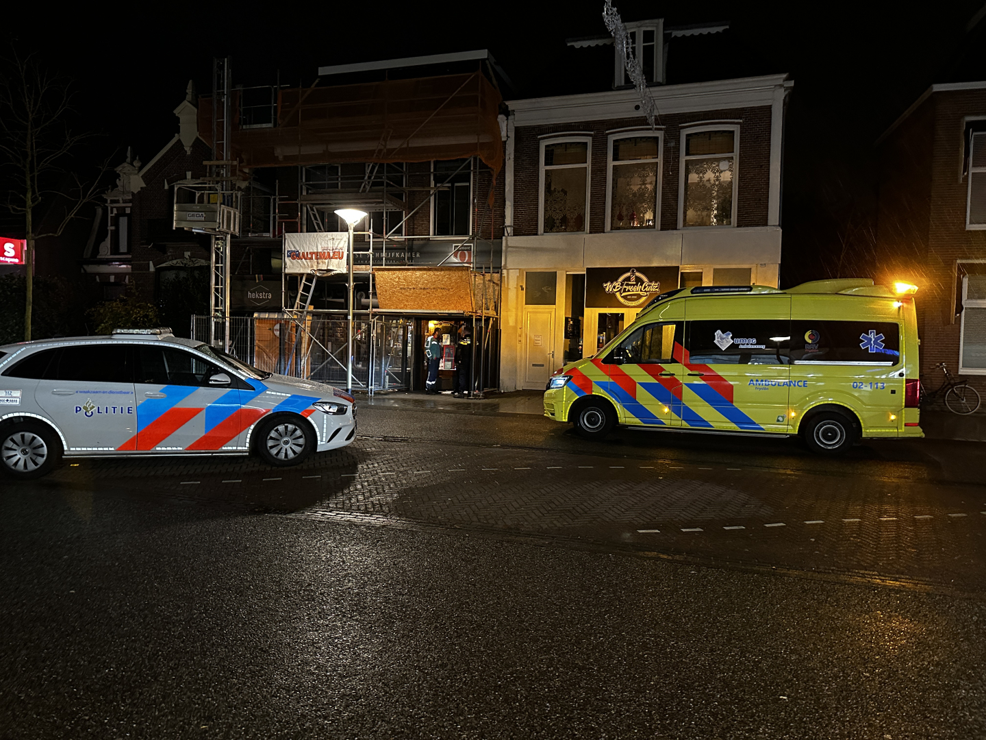 Fietsster komt ten val met de fiets