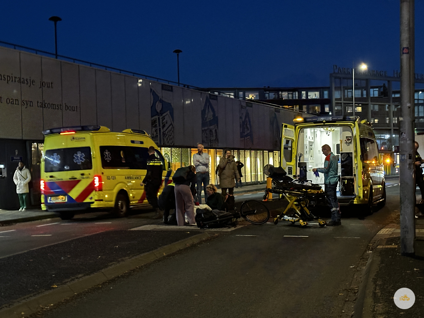 Ernstig ongeval voor de Jumbo Hoeksterend