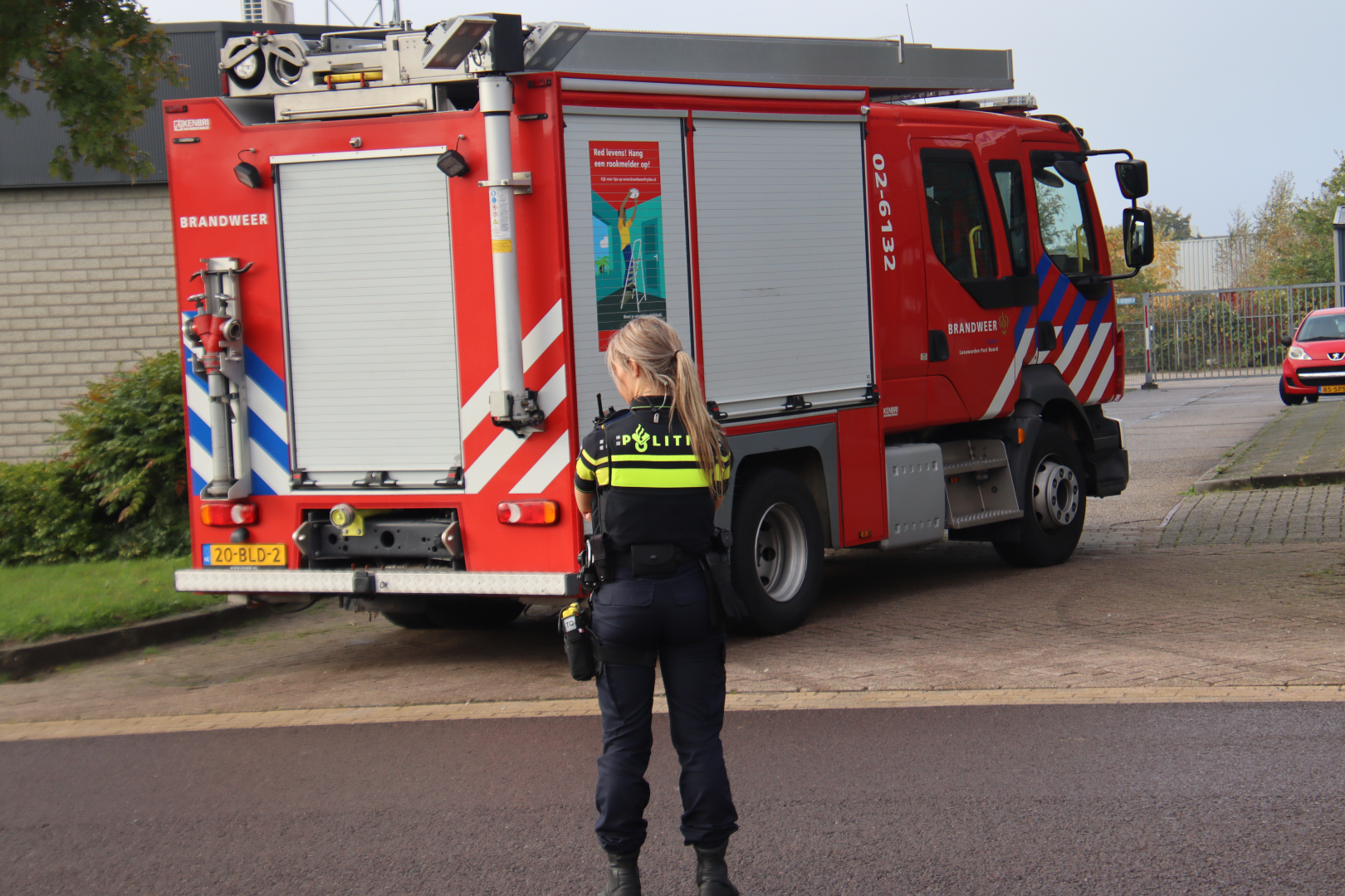 Gaslekkage in bedrijfspand