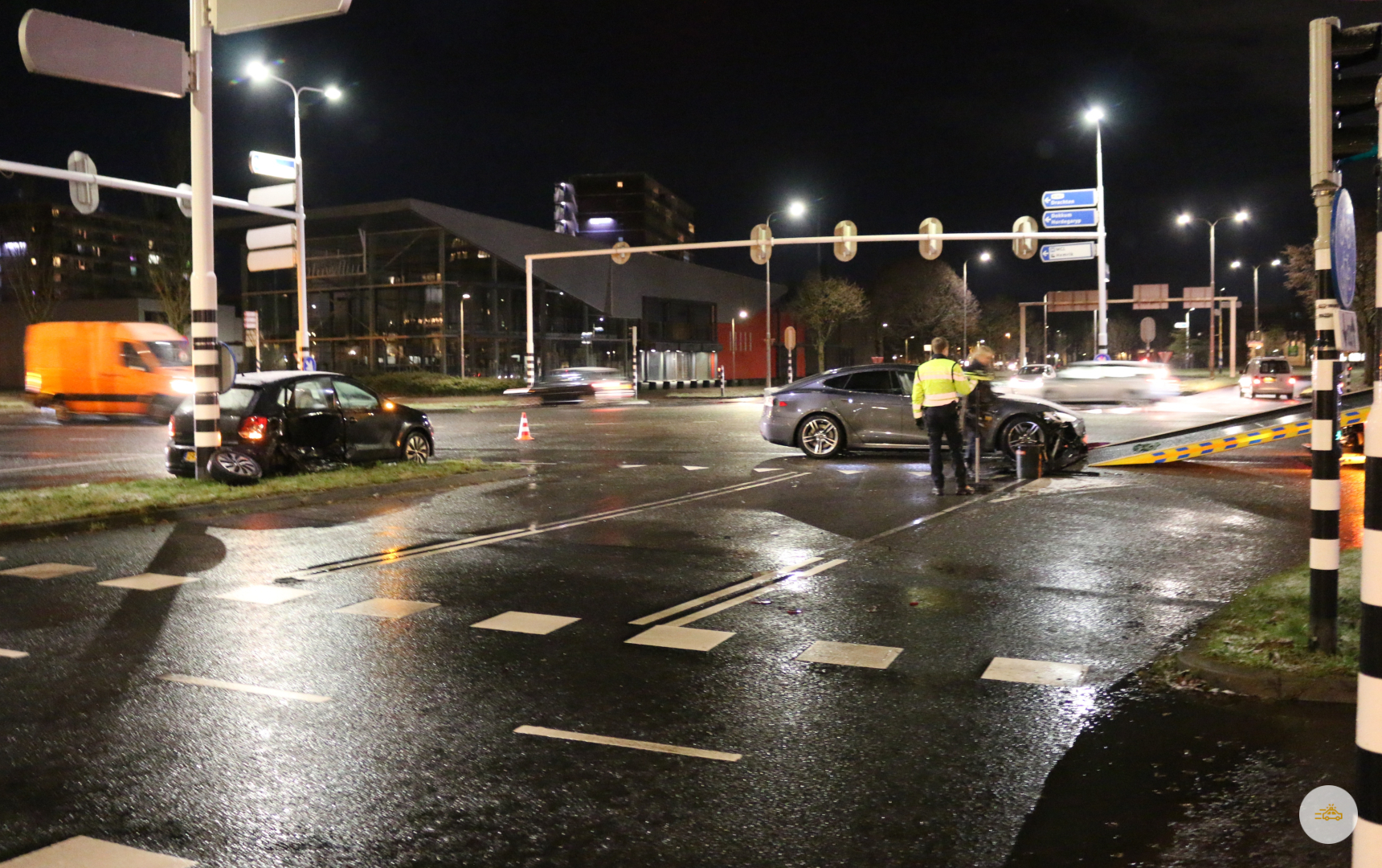 Flinke schade op het Vrijheidsplein