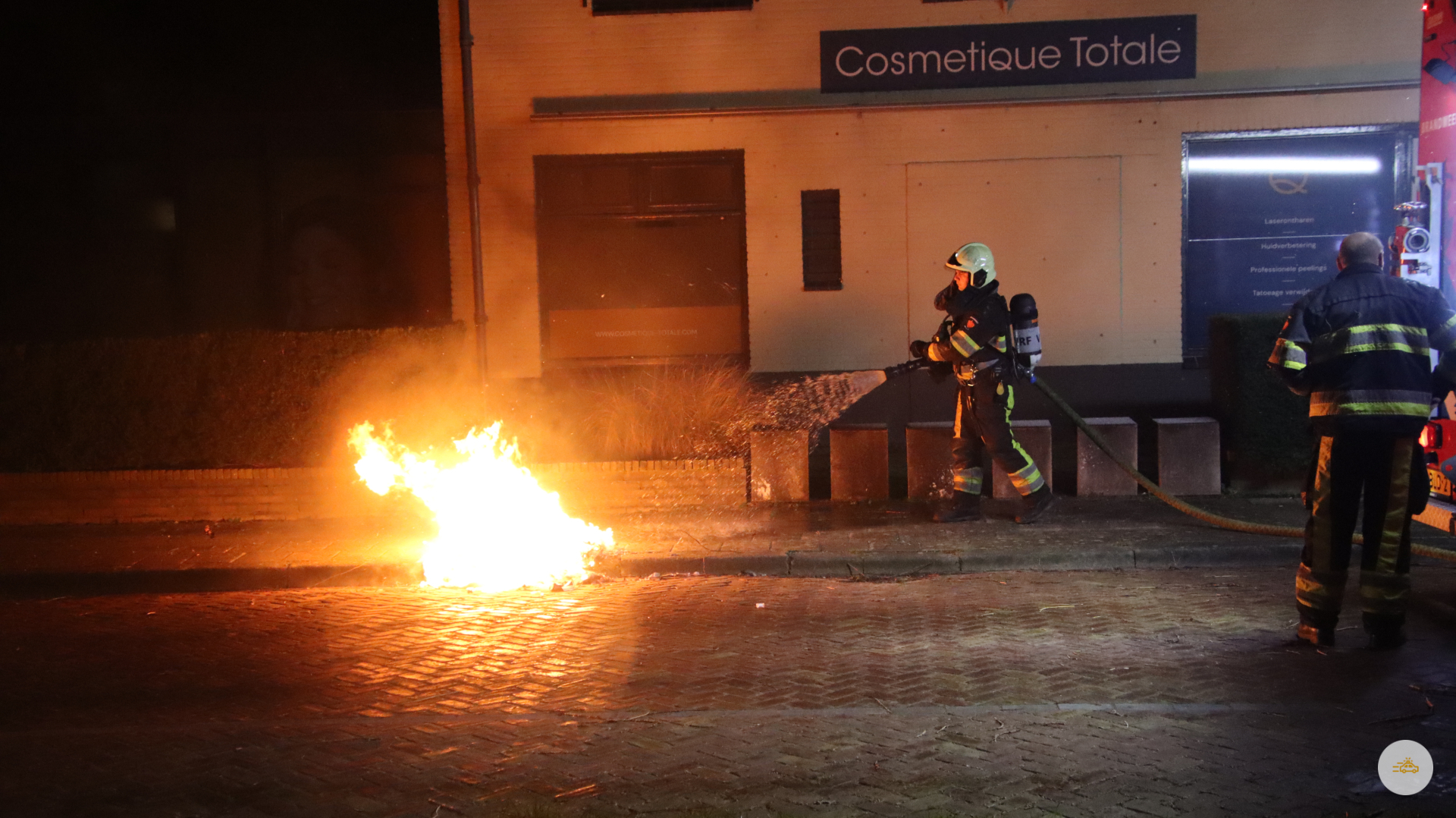 Kliko in brand gestoken