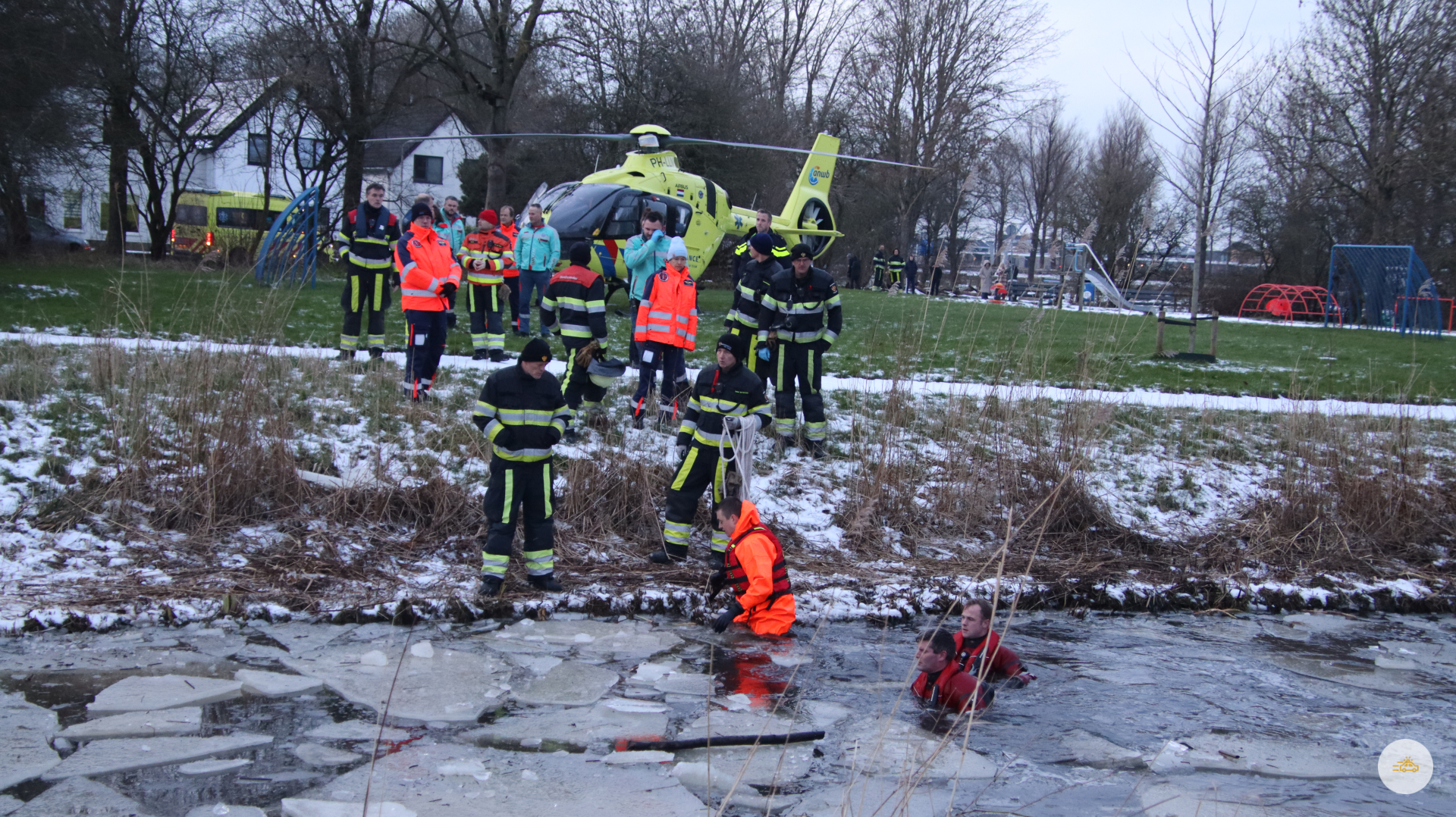Grote inzet van hulpdiensten