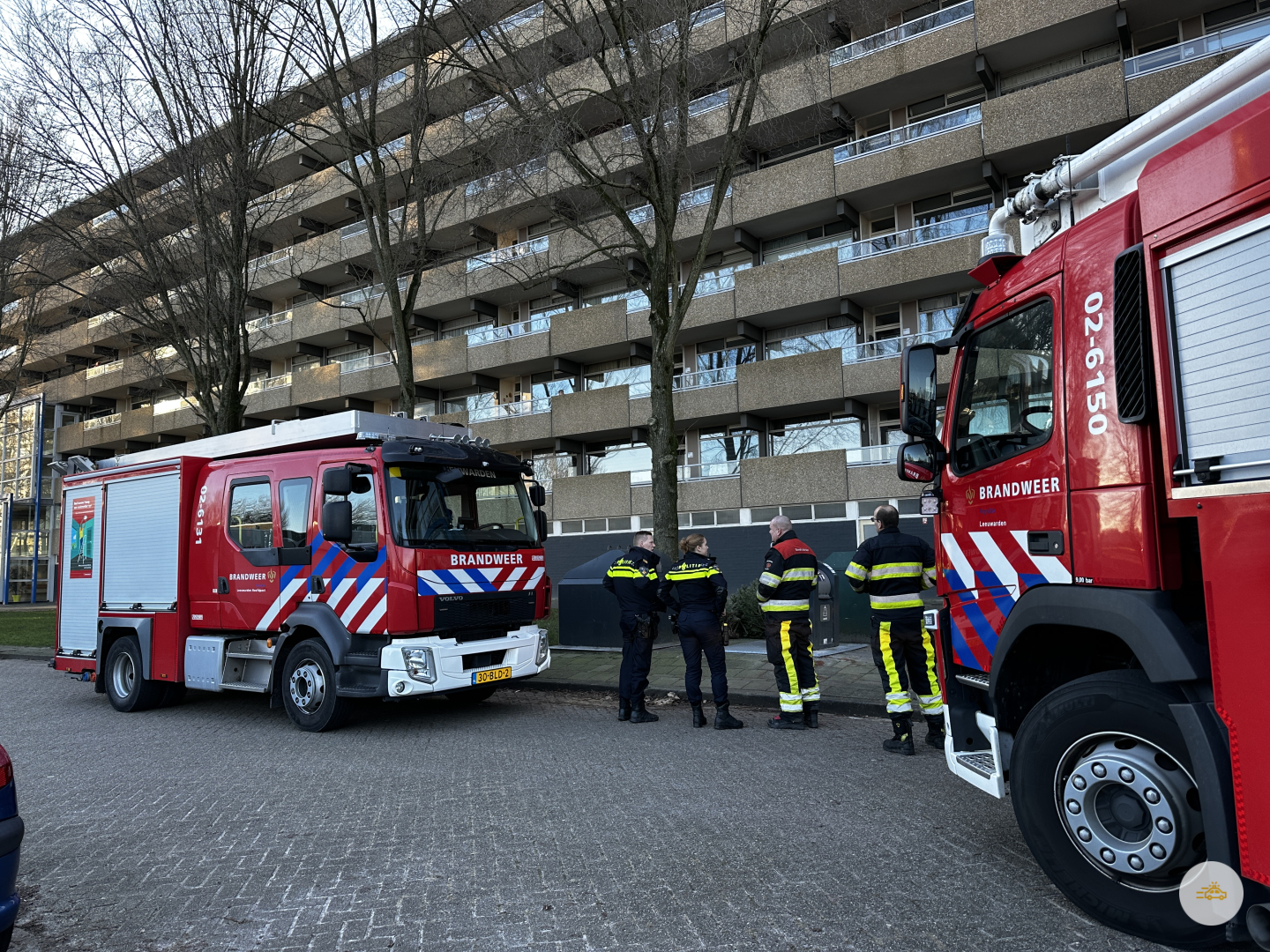 Brandweer ingezet voor melding woningbrand