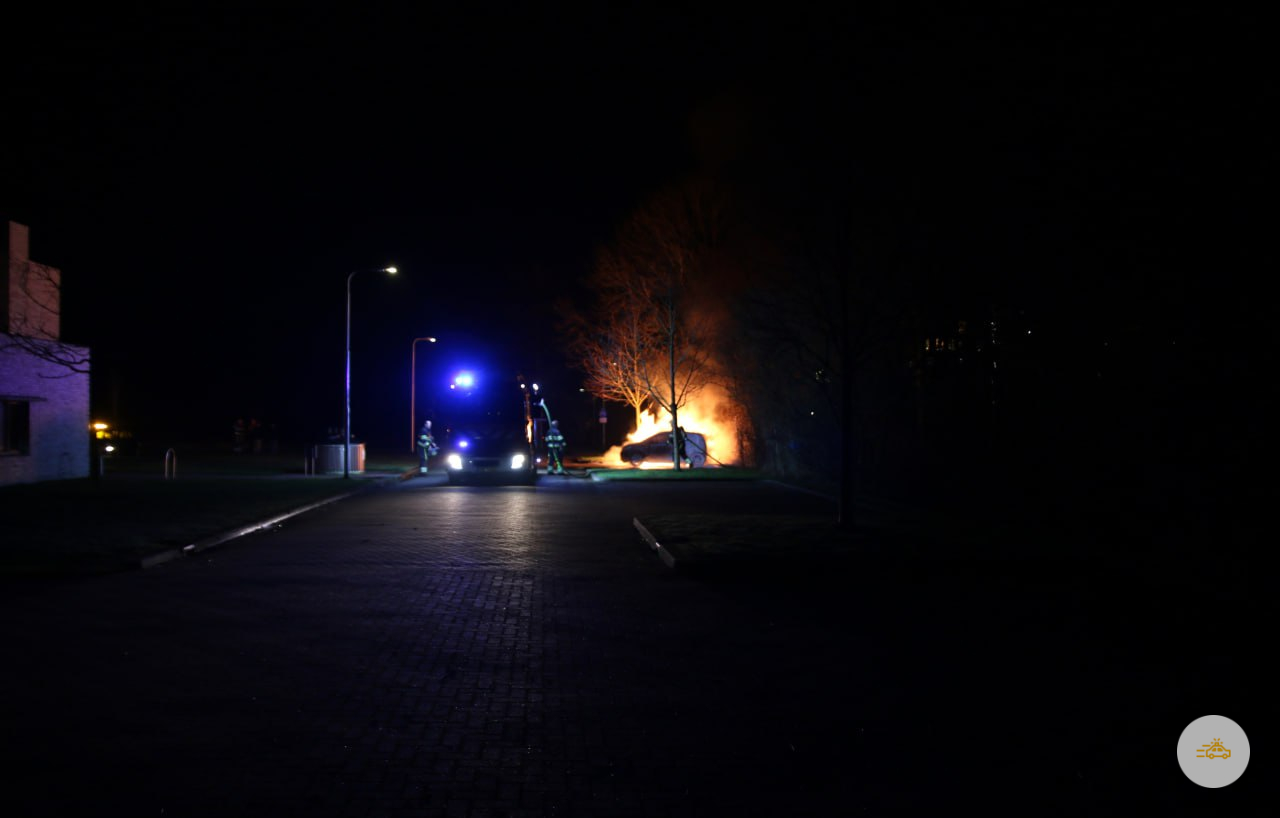Autobrand bij verzorgingstehuis