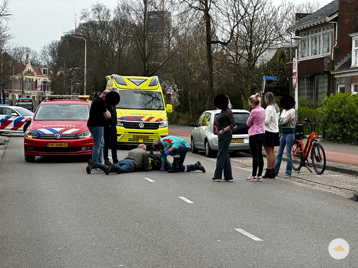 Vrouw raakt gewond bij ongeval