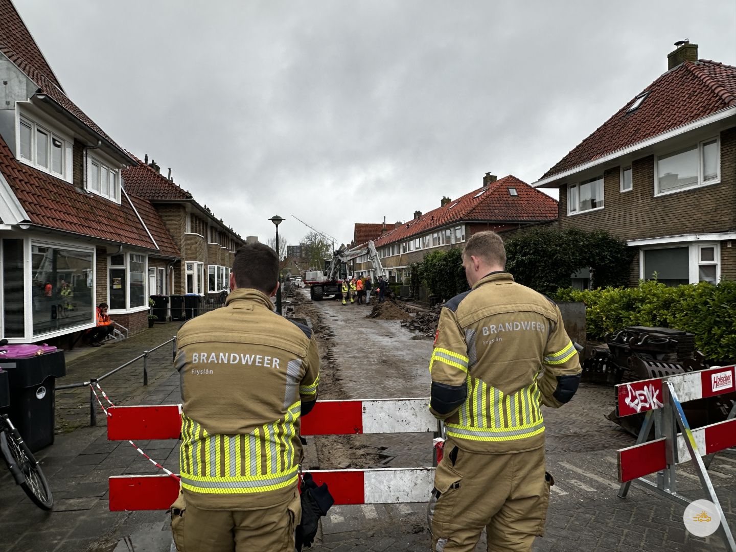 Wederom gasleiding geraakt in Mozartstraat