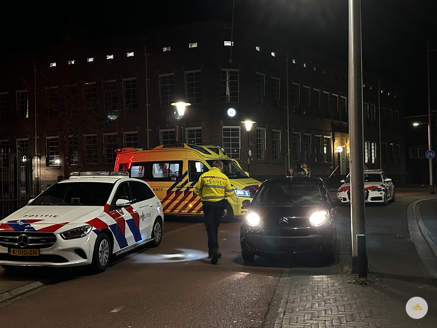Fietser aangereden bij de Weaze