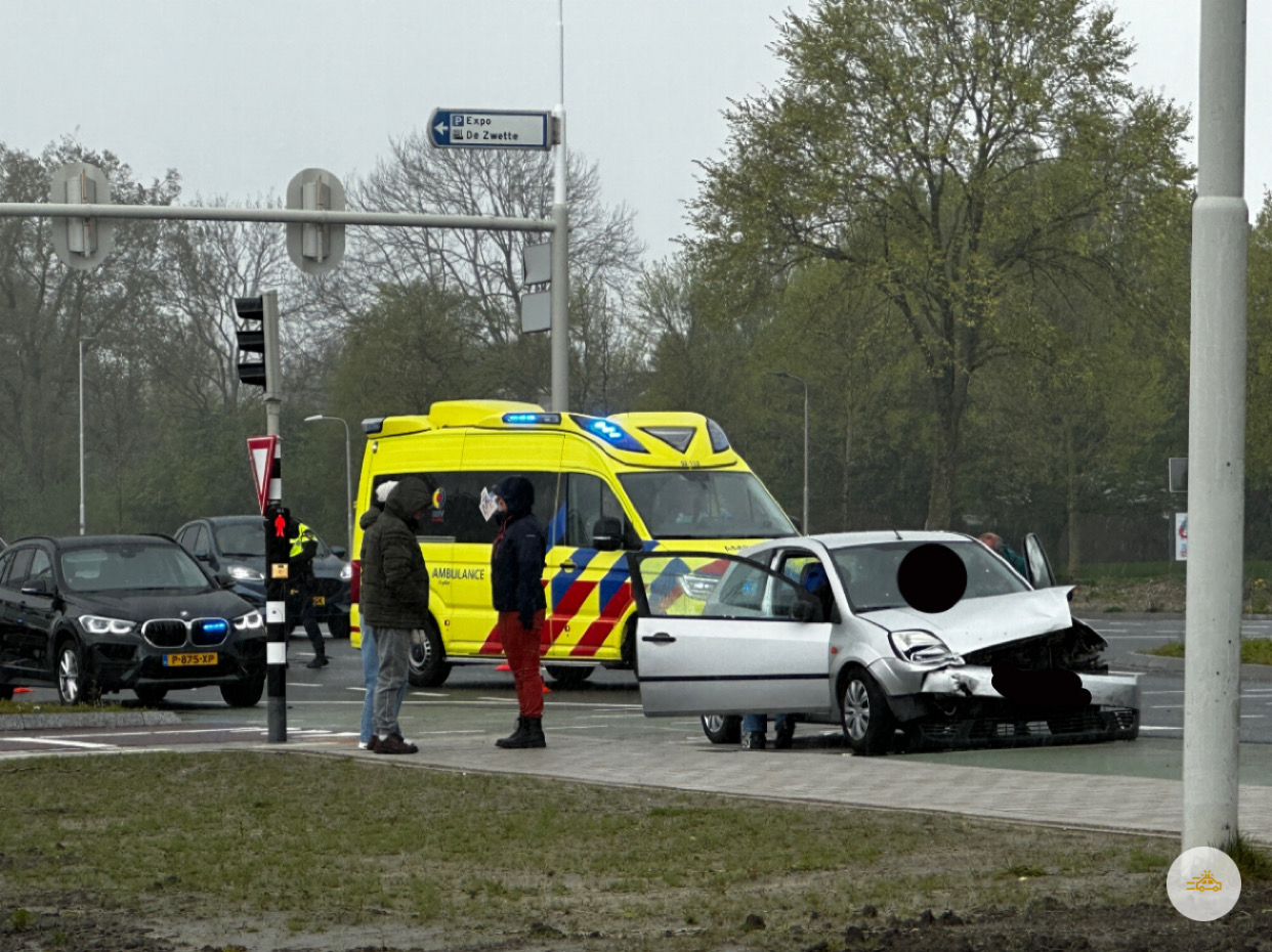 Gewonde bij kopstaart botsing