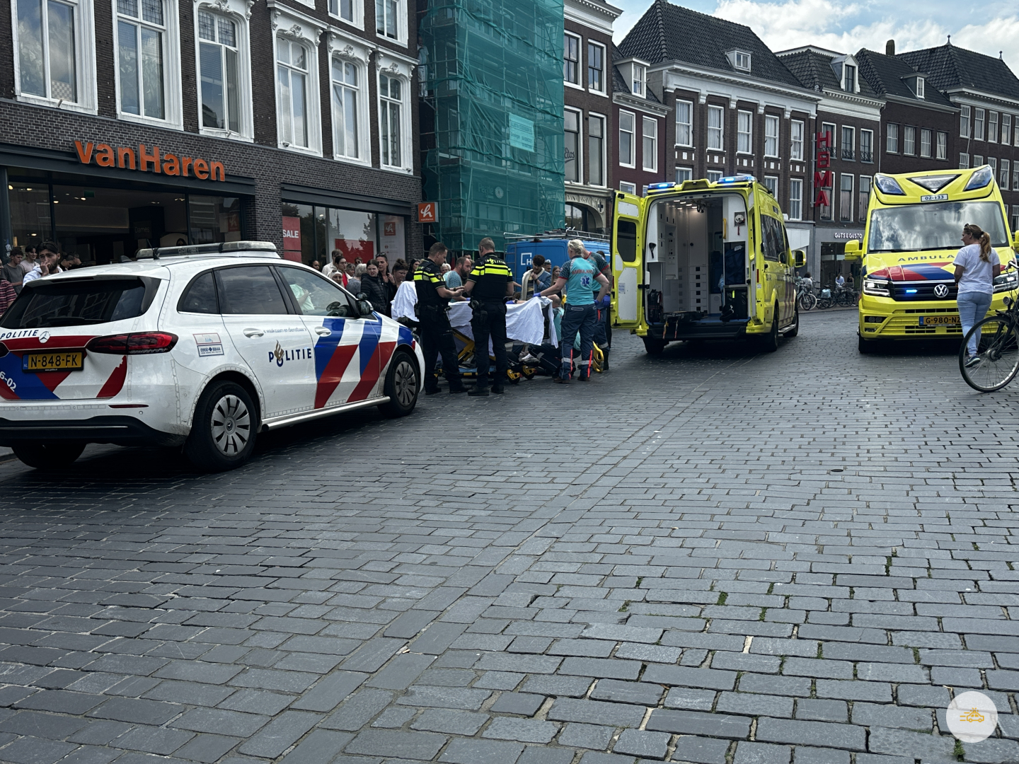 Scooterrijder aangehouden na aanrijding