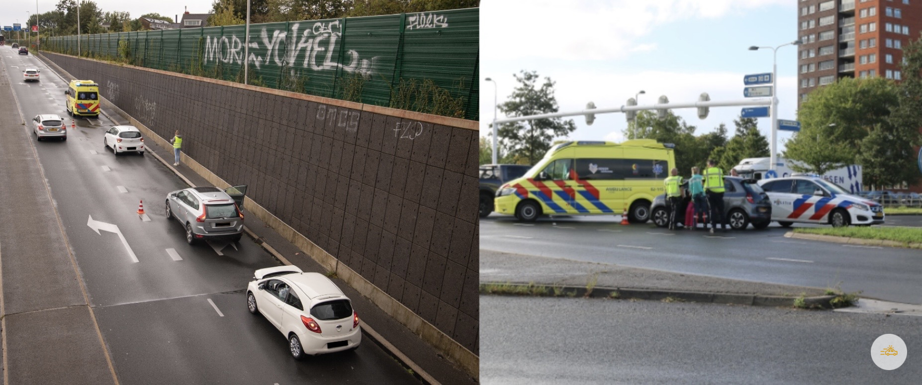 Twee keer in korte tijd aanrijding op de Drachtsterweg