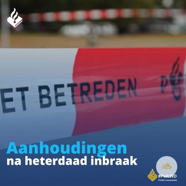 Heterdaad inbraak bij een bedrijf op het industrieterrein
