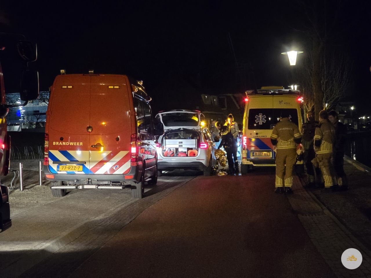 Man door politie agenten gered