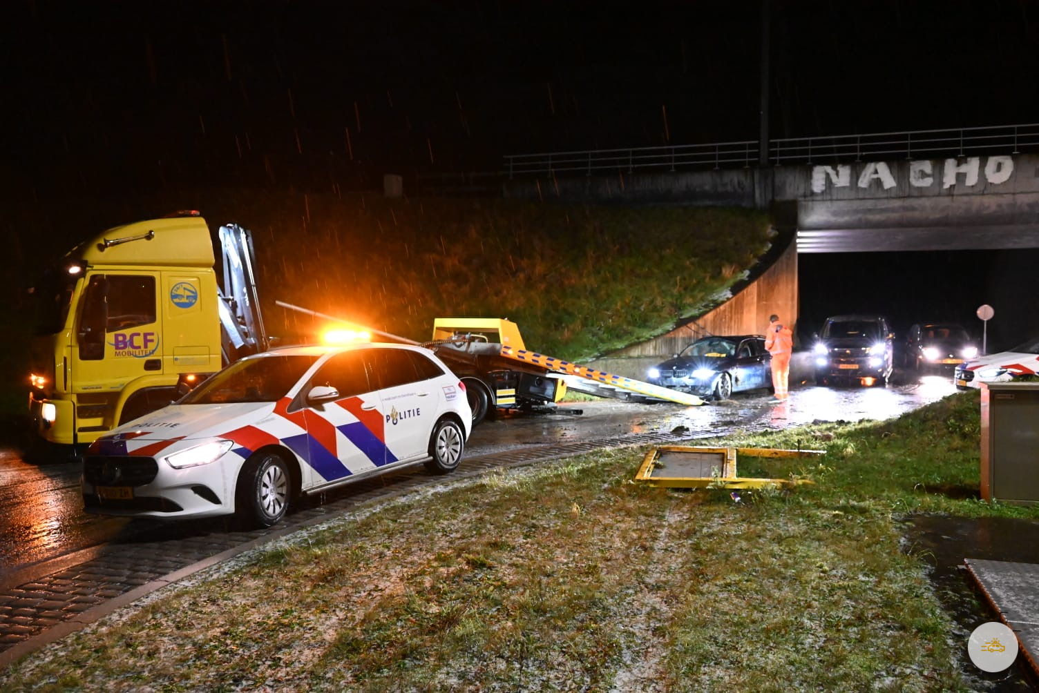 Ongevallen door hagelbui bij Wirdum