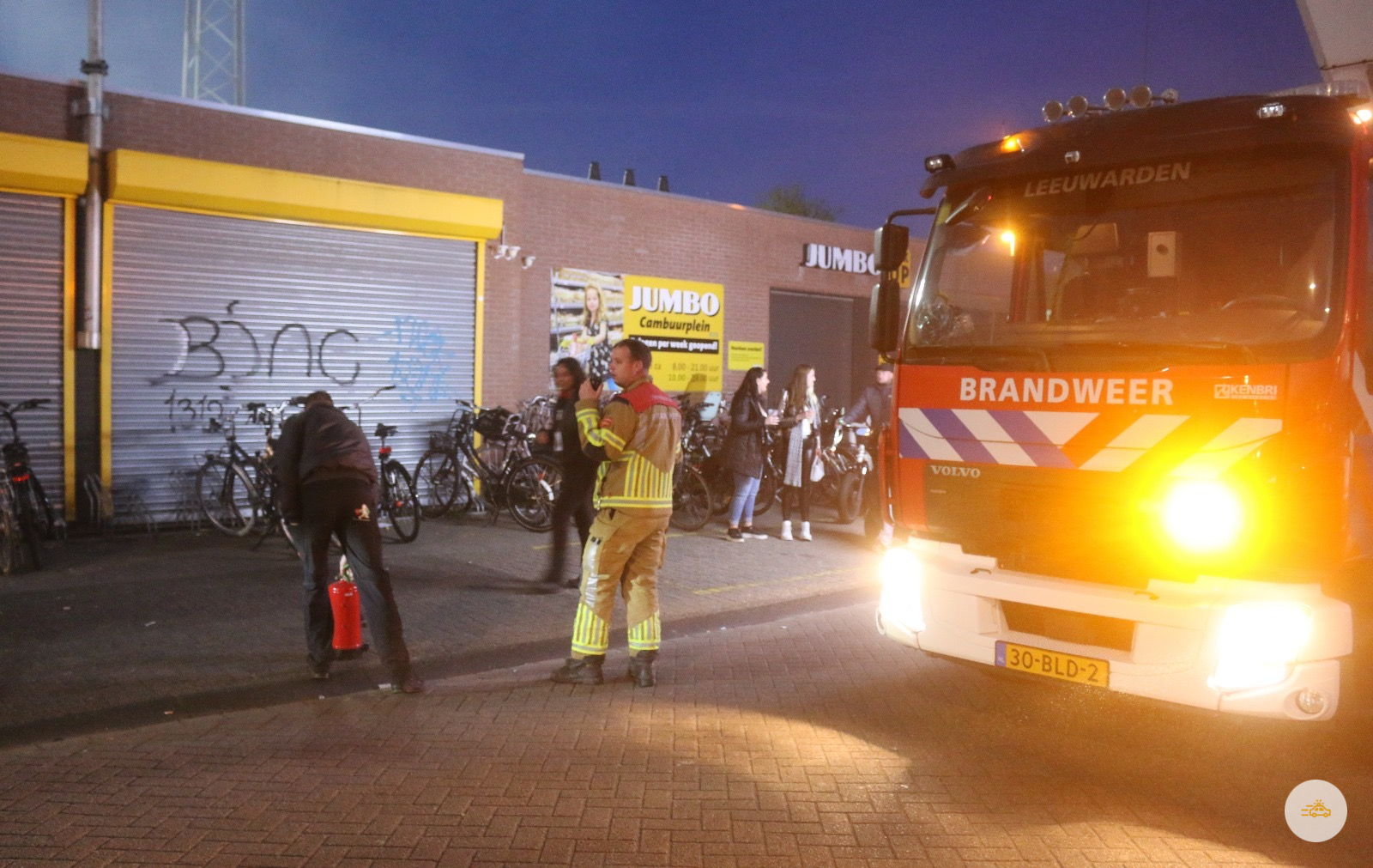 Lichtkogel zorgt voor brandweer inzet