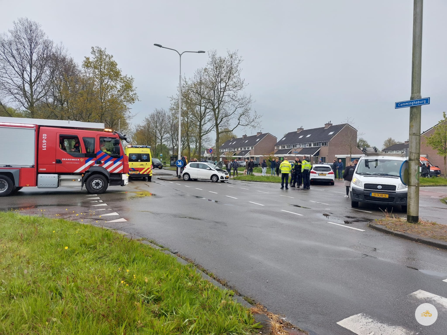 Brandweer ingezet voor ongeval