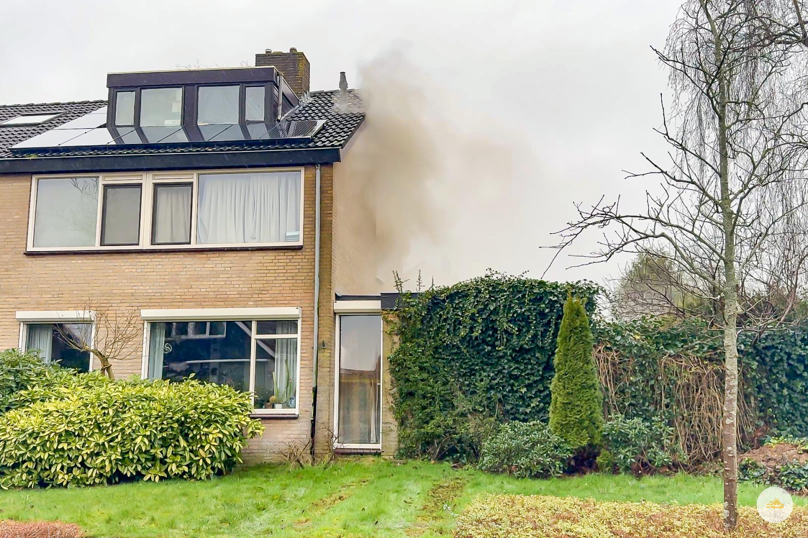 Badkamer in de brand in Goutum